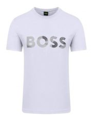 Hugo Boss Koszulka w kolorze białym rozmiar: M. Białe bezrękawniki HUGO BOSS, m, bez wzorów, bez kołnierzyka, bez ramiączek. Za 195.99 zł.