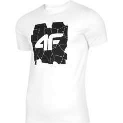 T-shirt męski TSM007 - biały. T-shirty marki 4F. Za 44.99 zł.