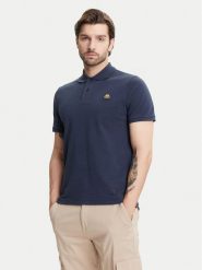 Moose Knuckles Polo Everett M34MT712G Granatowy Regular Fit. Niebieskie koszulki polo Moose Knuckles, m, bez wzorów, z bawełny, bez kołnierzyka, bez ramiączek. Za 639.99 zł.
