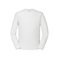 Koszulka Z Długim Rękawem Unisex Adult Iconic 190. Białe bluzki z długim rękawem Fruit of the Loom, xl, bez wzorów, bez kołnierzyka, bez ramiączek. Za 61.99 zł.