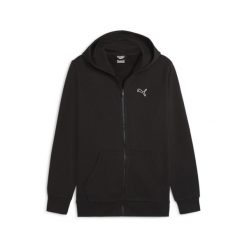 PUMA BLUZA BETTER ESSENTIALS FZ FL 67681501. Czarne bluzy z kapturem Puma, s, bez wzorów, z bawełny, z kapturem. Za 186.99 zł.