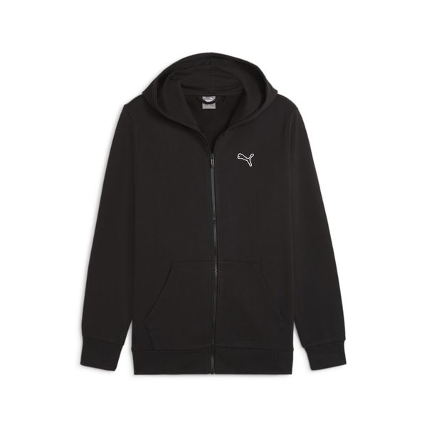 PUMA BLUZA BETTER ESSENTIALS FZ FL 67681501. Czarne bluzy z kapturem Puma, s, bez wzorów, z bawełny, z kapturem. Za 243.30 zł.