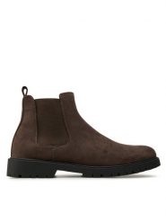 Pierre Cardin Sztyblety 4715 Brązowy. Brązowe botki sznurowane Pierre Cardin, bez wzorów, ze skóry, bez obcasa, bez zapięcia. Za 299.99 zł.