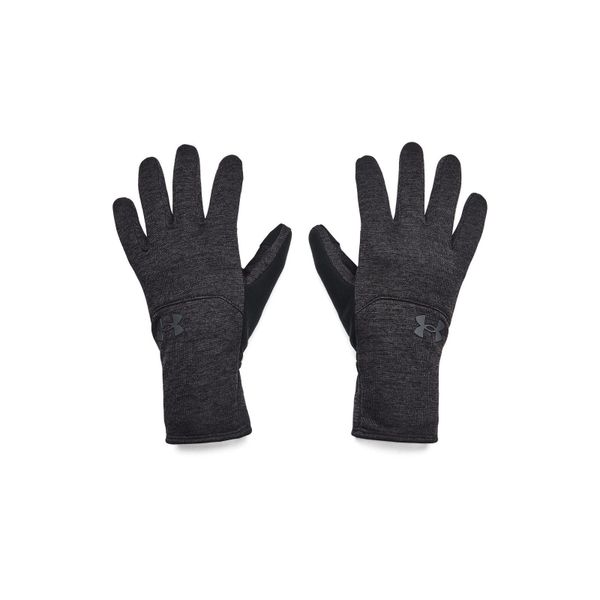 Rękawiczki męskie Under Armour Storm Fleece Gloves Czarne Czarne. Czarne rękawiczki Under Armour, bez wzorów, z materiału. Za 231.99 zł.
