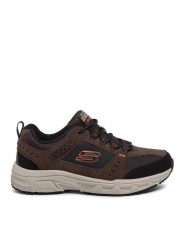 Skechers Trekkingi Oak Canyon 51893/CHBK Brązowy. Brązowe buty trekkingowe Skechers, bez wzorów, z materiału, bez zapięcia. Za 219.99 zł.