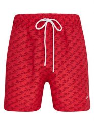 Reebok Szorty kąpielowe "Sergio" w kolorze czerwonym rozmiar: XL. Czerwone krótkie spodenki sportowe Reebok, xl, bez wzorów, z materiału. Za 56.99 zł.