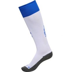 Skarpetki domowe Odense Boldklub 2024/25. Białe skarpety Hummel, bez wzorów, z materiału. Za 124.00 zł.