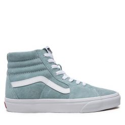 Tenisówki Vans. Niebieskie trampki Vans, bez wzorów, bez zapięcia. Za 249.99 zł.