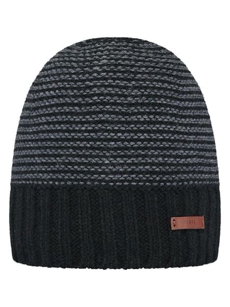 Barts Czapka "David" w kolorze czarnym rozmiar: onesize. Czarne czapki zimowe Barts, z aplikacjami, ze splotem. Za 95.92 zł.