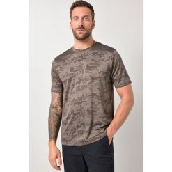 Męska T-Shirt rowerowy rękaw 1/2 siateczka nadruk na całej powierzchni. Brązowe bluzki z długim rękawem JAY-PI, m, bez wzorów, z materiału, bez kołnierzyka, bez ramiączek. Za 179.99 zł.