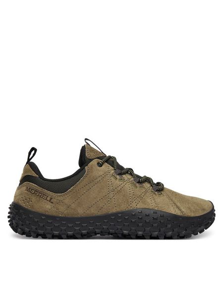 Merrell Trekkingi Wrapt J5006861 Zielony. Zielone buty trekkingowe Merrell, bez wzorów, ze skóry, bez zapięcia. Za 399.99 zł.