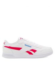 Reebok Sneakersy Court Ad 100075020 Biały. Białe buty sportowe casual Reebok, bez wzorów, ze skóry, bez zapięcia. Za 223.99 zł.