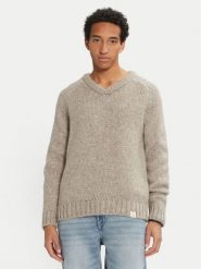 Mustang Sweter Edmonds 1015481 Beżowy Regular Fit. Brązowe swetry rozpinane Mustang, m, bez wzorów, z syntetyku, bez kołnierzyka, bez ramiączek. Za 179.99 zł.