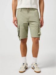 WRANGLER MĘSKIE SPODENKI WRANGLER CJ CARGO SHORTS TEA 112362504. Szorty Wrangler, m, bez wzorów. Za 179.99 zł.