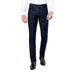 Jeans Kariban Premium. Niebieskie spodnie materiałowe KARIBAN, na co dzień, m, bez wzorów, z bawełny, casualowe. Za 340.00 zł.