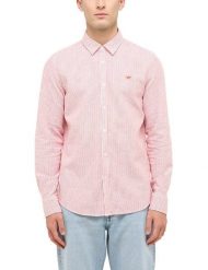 Męska Koszula Mustang Style Rawlins Red Fine Stripe 1016472 12735. Czerwone koszule Mustang, m, bez wzorów, bez kołnierzyka, bez ramiączek. Za 199.99 zł.