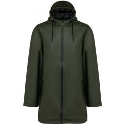 Kurtka wodoodporna Kariban Premium. Zielone kurtki KARIBAN, xl, z aplikacjami, z materiału, bez kaptura. Za 247.50 zł.