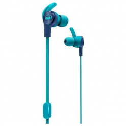 Słuchawki Monster Monster iSport Achieve douszne słuchawki przewodowe z mikrofonem, niebieskie. Niebieskie słuchawki dokanałowe Monster. Za 143.57 zł.