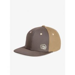 Czapka z daszkiem E9 Quarty - grey/sand. Niebieskie czapki z daszkiem E9, bez wzorów. Za 89.99 zł.