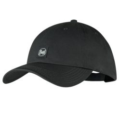 Czapka z daszkiem dla dorosłych Buff Baseball Cap. Czarne czapki z daszkiem Buff, bez wzorów, z bawełny. Za 74.99 zł.