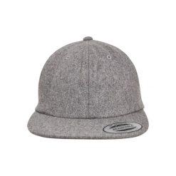 Czapka Flexfit melton. Szare czapki z daszkiem FLEXFIT, bez wzorów. Za 173.00 zł.