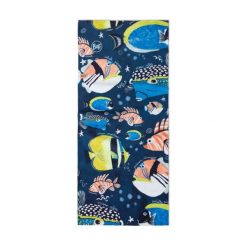 Chusta wielofunkcyjna Buff Coolnet UV - huambi navy. Niebieskie szaliki Buff, bez wzorów, z elastanu. Za 79.99 zł.