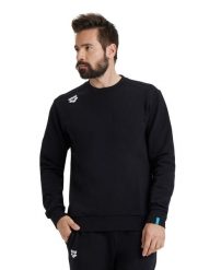 Bluza Arena Crew Solid. Czarne bluzy bez kaptura Arena, l, bez wzorów, z bawełny, bez kaptura. Za 295.50 zł.