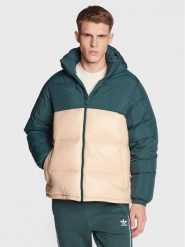 Adidas Kurtka puchowa Regen HL9187 Zielony Regular Fit. Zielone kurtki Adidas, m, bez wzorów, z puchu, bez kaptura. Za 629.99 zł.
