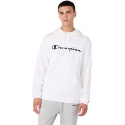 Bluza męska Champion Hooded Sweatshirt 221917. Białe bluzy Champion, m, bez wzorów, bez kaptura. Za 189.00 zł.