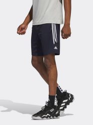 Adidas Szorty w kolorze biało-granatowym rozmiar: L. Białe szorty Adidas, l, bez wzorów. Za 96.37 zł.