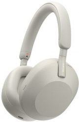 Sony WH-1000XM5 srebrny. Szare słuchawki bezprzewodowe Sony. Za 1,499.00 zł.