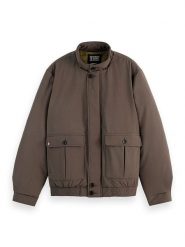 Scotch & Soda Kurtka przejściowa w kolorze ciemnobrązowym rozmiar: XXL. Brązowe kurtki Scotch & Soda, xxl, bez wzorów, bez kaptura. Za 368.96 zł.