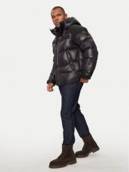 Blauer Kurtka puchowa 24WBLUC02234 Czarny Regular Fit. Czarne kurtki Blauer, m, bez wzorów, z puchu, bez kaptura. Za 1,099.00 zł.