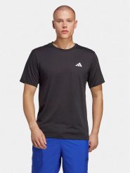 Adidas Koszulka techniczna Train Essentials IC7421 Czarny Regular Fit. Czarne t-shirty sportowe Adidas, bez wzorów, z syntetyku, bez ramiączek, na fitness i siłownię. Za 89.99 zł.
