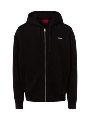 HUGO bluza z kapturem Mężczyźni Bawełna (100%) czarny, S. Czarne bluzy z kapturem Hugo, m, bez wzorów, z bawełny, z kapturem. Za 599.95 zł.