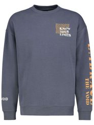 Sublevel Bluza w kolorze szarym rozmiar: XL. Szare bluzy Sublevel, xl, bez wzorów, bez kaptura. Za 132.67 zł.