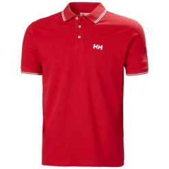 Polo Helly Hansen Genova. Czerwone koszulki polo Helly Hansen, m, bez wzorów, bez kołnierzyka, bez ramiączek. W wyprzedaży za 276.25 zł.