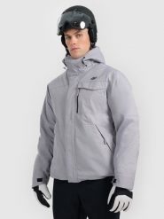 4F Kurtka narciarska membrana 10000 męska - szara M. Szare kurtki narciarskie i snowboardowe 4F, m, bez wzorów, z materiału, narciarskie. Za 699.99 zł.