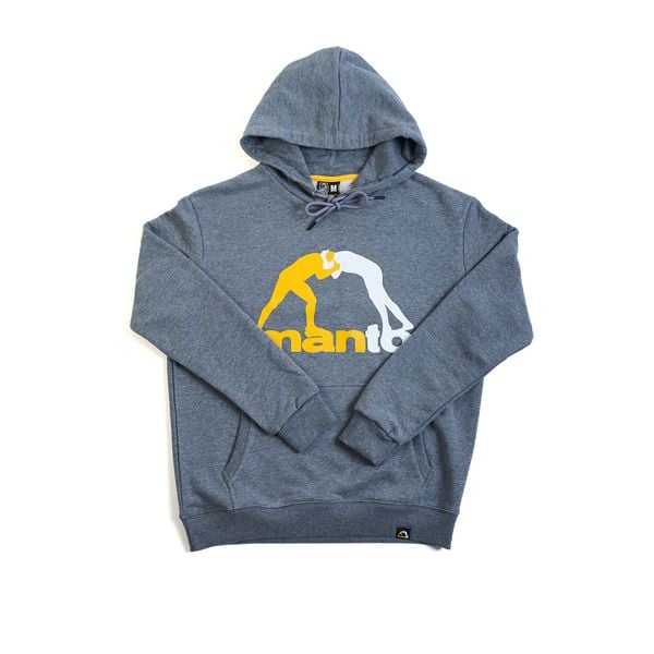 Bluza sportowa męska Manto LOGO 2.0 z kapturem. Szare bluzy z kapturem Manto, m, bez wzorów, z kapturem. Za 249.00 zł.