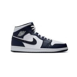 Buty sportowe Air Jordan 1 MID Metalic Obsydian. Czarne buty sportowe casual Jordan, bez wzorów, bez zapięcia. Za 457.45 zł.