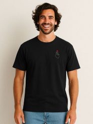 WOOOP Koszulka "K Love Cur" w kolorze czarnym rozmiar: M. Czarne bezrękawniki Wooop, m, bez wzorów, z bawełny, bez kołnierzyka, bez ramiączek. Za 69.91 zł.