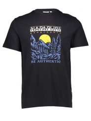 Napapijri Koszulka w kolorze czarnym rozmiar: 3XL. Czarne bezrękawniki Napapijri, xl, bez wzorów, z bawełny, bez kołnierzyka, bez ramiączek. Za 137.10 zł.