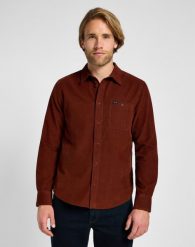 MESKA KOSZULA LEE SURE SHIRT DARK GLICIA 112355736 L66N008525. Koszule Lee, l, bez wzorów, bez kołnierzyka, bez ramiączek. Za 129.99 zł.