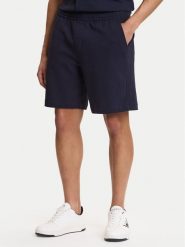 Guess Szorty sportowe M6GD16 K3088 Granatowy Regular Fit. Niebieskie krótkie spodenki sportowe Guess, m, z aplikacjami, z bawełny. Za 379.99 zł.