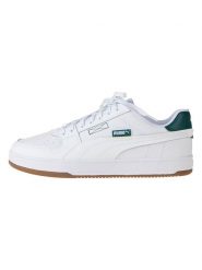 Puma Skórzane sneakersy "Caven 2.0 VTG" w kolorze biało-zielonym rozmiar: 43. Białe buty sportowe casual Puma, bez wzorów, z materiału, bez zapięcia. Za 147.56 zł.
