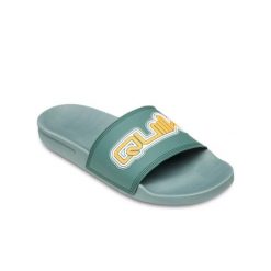 Sandały wsuwane dla Mężczyzn RIVI Zielony. Zielone sandały Quiksilver, z gumy, bez zapięcia. Za 119.99 zł.