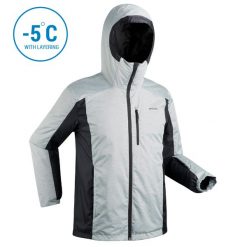 Kurtka narciarska męska Wedze 180. Czarne kurtki narciarskie i snowboardowe WED'ZE, m, bez wzorów, z materiału, narciarskie. Za 219.99 zł.