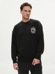 Jack&Jones Bluza Dirk 12249455 Czarny Wide Fit. Czarne bluzy Jack&Jones, m, bez wzorów, z bawełny, bez kaptura. Za 79.99 zł.