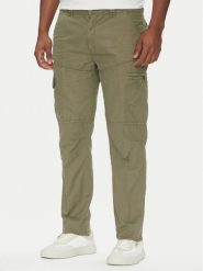 Aeronautica Militare Spodnie materiałowe 251PA1662CT3526 Khaki Regular Fit. Brązowe spodnie materiałowe Aeronautica Militare, m, bez wzorów, z bawełny. Za 769.99 zł.