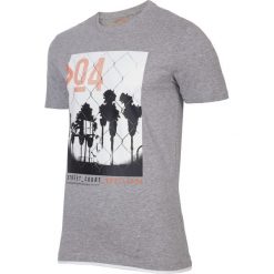 T-shirt męski TSM004 - chłodny jasny szar. T-shirty marki 4F. W wyprzedaży za 44.99 zł.